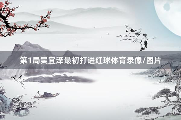 第1局吴宜泽最初打进红球体育录像/图片