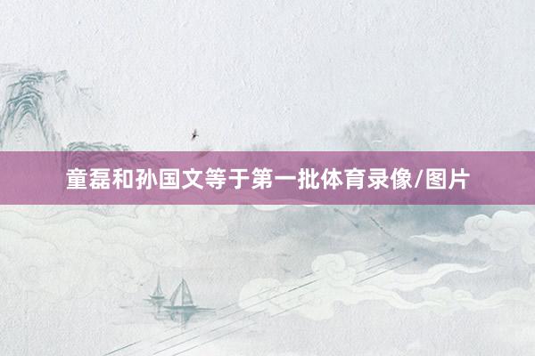 童磊和孙国文等于第一批体育录像/图片