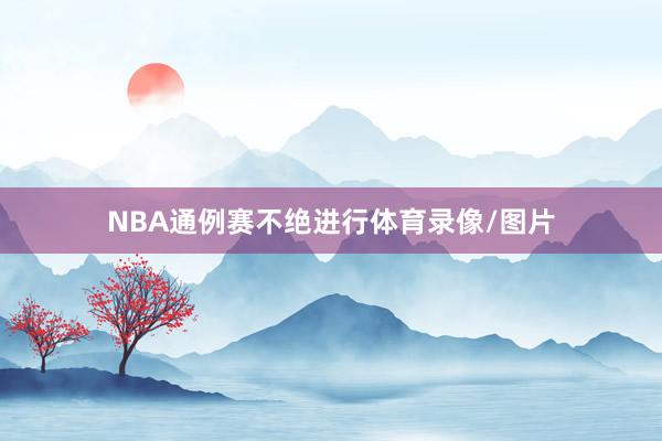 NBA通例赛不绝进行体育录像/图片