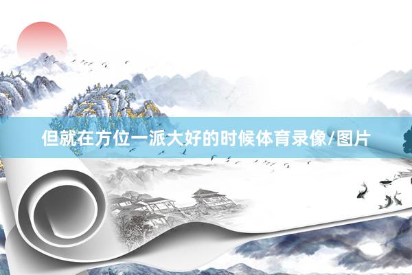 但就在方位一派大好的时候体育录像/图片