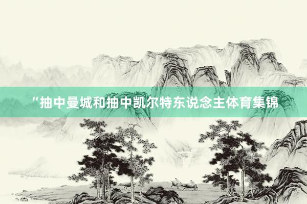 “抽中曼城和抽中凯尔特东说念主体育集锦