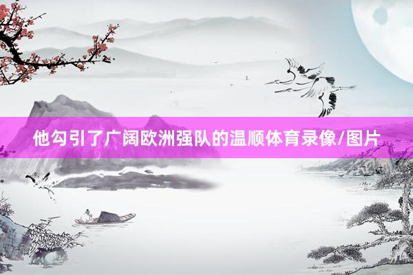 他勾引了广阔欧洲强队的温顺体育录像/图片