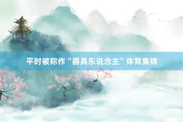 平时被称作“器具东说念主”体育集锦