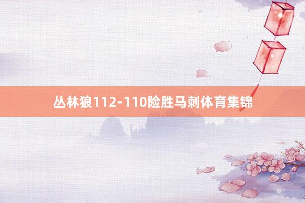 丛林狼112-110险胜马刺体育集锦