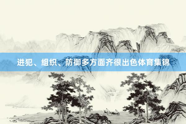 进犯、组织、防御多方面齐很出色体育集锦