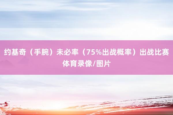约基奇（手腕）未必率（75%出战概率）出战比赛体育录像/图片