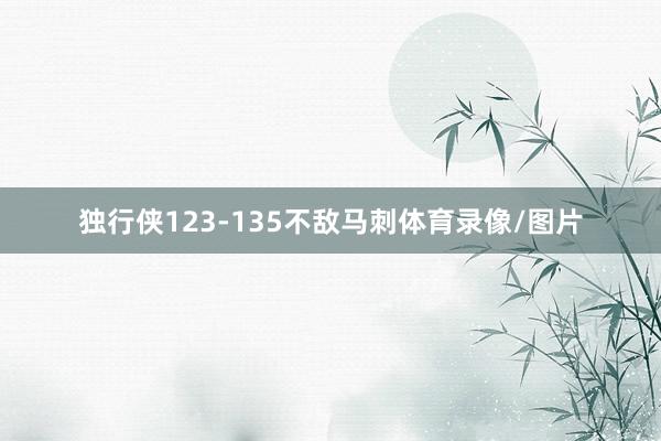 独行侠123-135不敌马刺体育录像/图片