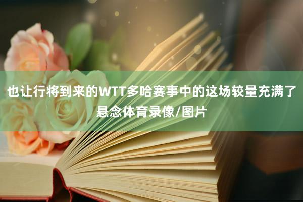 也让行将到来的WTT多哈赛事中的这场较量充满了悬念体育录像/图片
