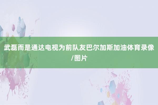 武磊而是通达电视为前队友巴尔加斯加油体育录像/图片