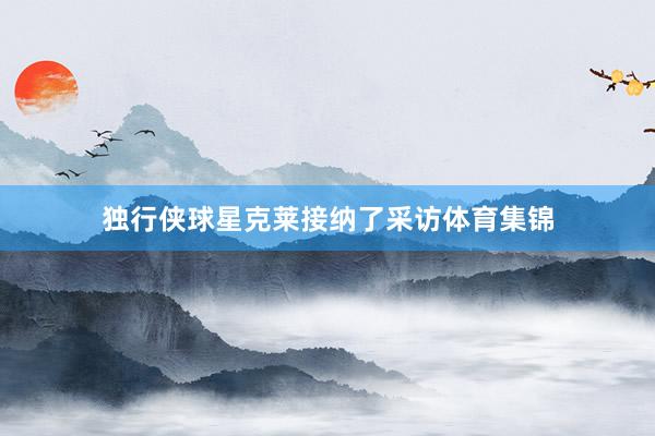独行侠球星克莱接纳了采访体育集锦