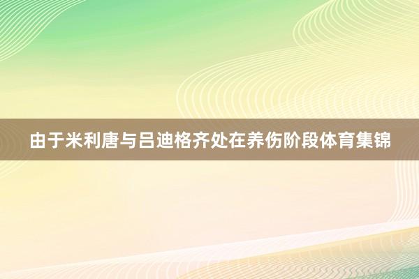 由于米利唐与吕迪格齐处在养伤阶段体育集锦