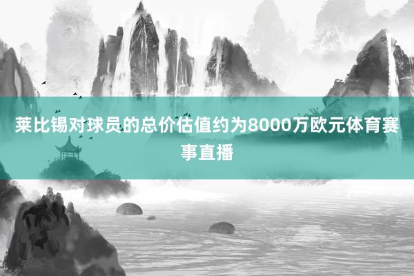 莱比锡对球员的总价估值约为8000万欧元体育赛事直播
