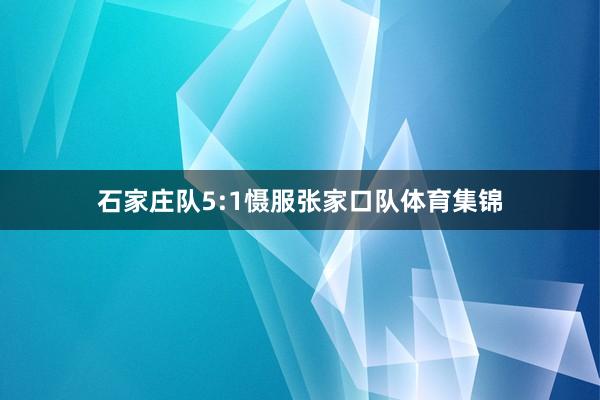 石家庄队5:1慑服张家口队体育集锦