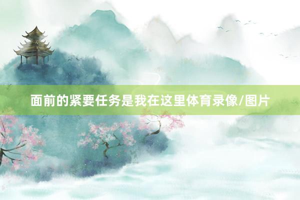 面前的紧要任务是我在这里体育录像/图片