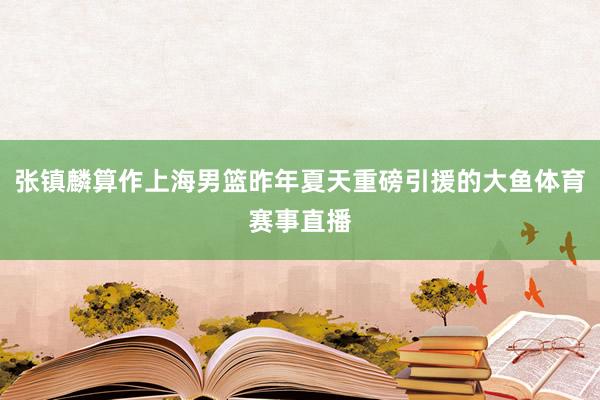 张镇麟算作上海男篮昨年夏天重磅引援的大鱼体育赛事直播